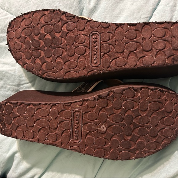 Coach Jolene Wedge Thong Sandals - Picture 3 of 5